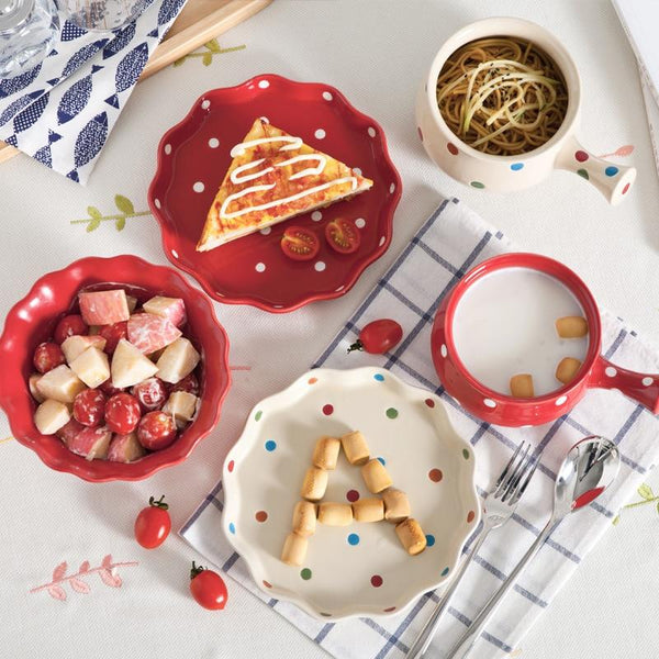 Polka Dot Servingware